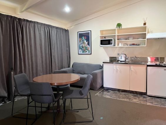 2-Bedroom Family Room dining and kitchen